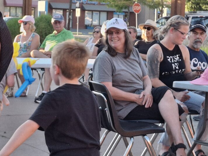 crowds smiling and enjoying the TOPAZ music