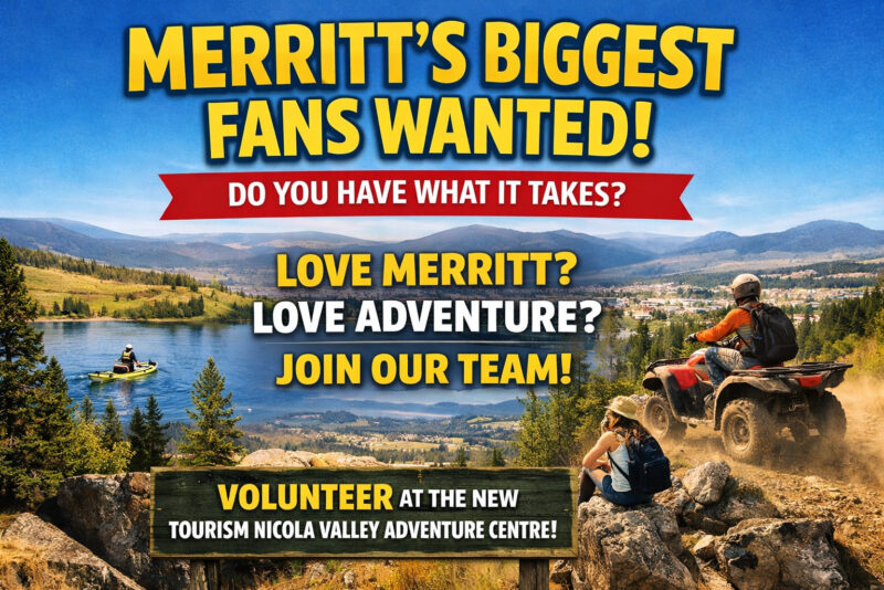 Merritt adventure volunteer recruitment call
