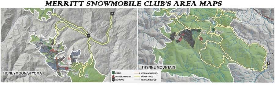 Snowmobile trails maps