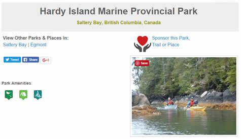 Hardy Island Marine Park