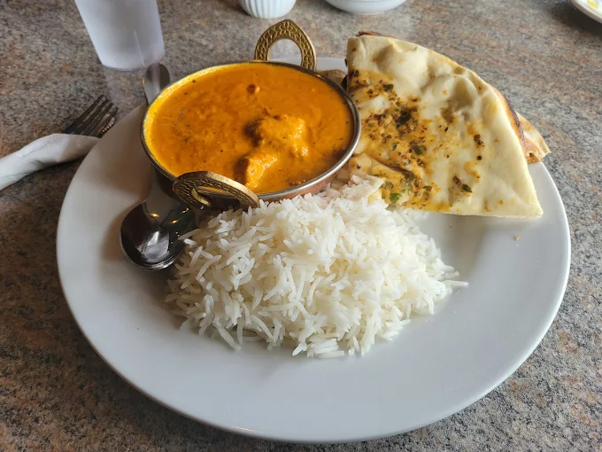 Menu items at UK Spice in Merritt BC